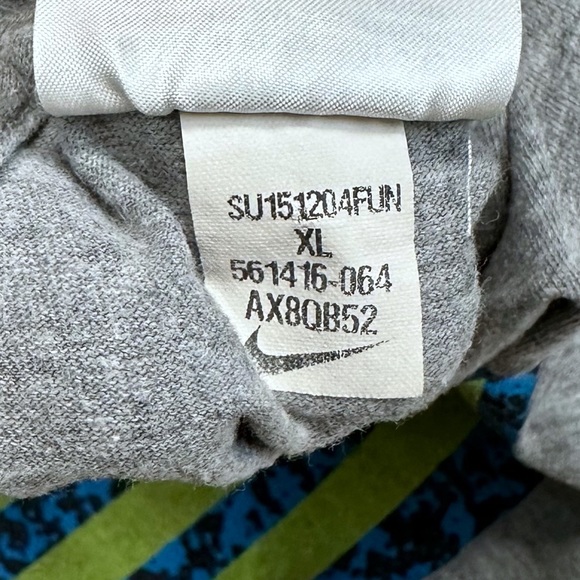 Nike Just Do It Tee Shirt 561416-064 XL JDI Grey Blue Green - Picture 7 of 8